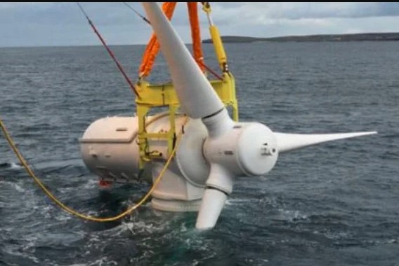 Tidal Turbine Installation