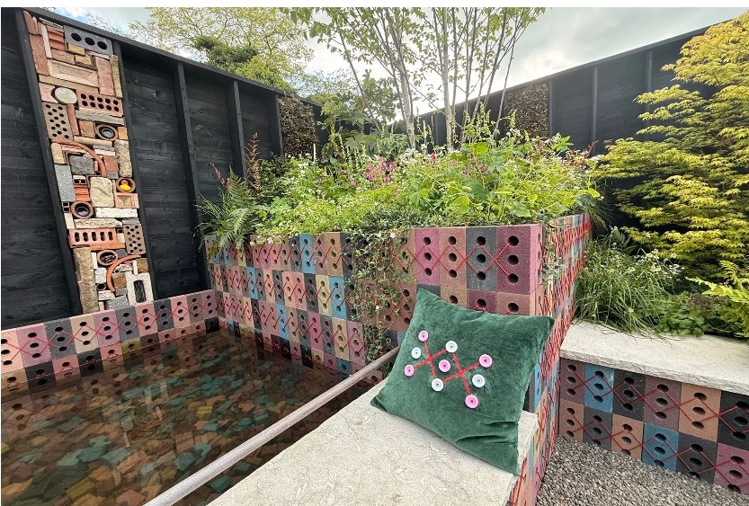The ‘ONE’ Garden featuring the K-BRIQ wins Gold at RHS Malvern Spring Festival