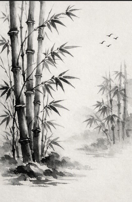 “Ancient Chinese symbiosis bamboo symbolism”