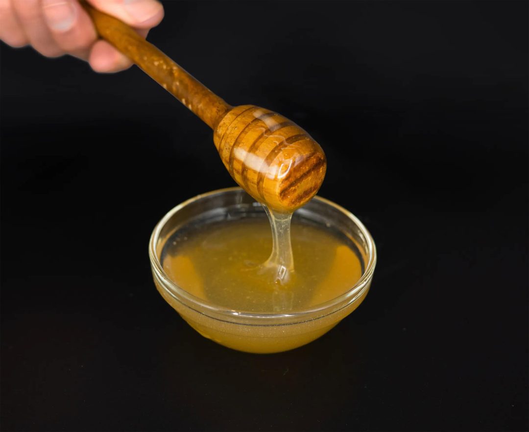 Bee‑free honey by MeliBio showcasing sustainable, plant‑based innovation that protects native pollinators.